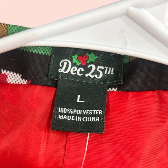 Christmas Dec 25th Jacket Suit Blazer (Large - NWT) - Picture 11 of 11